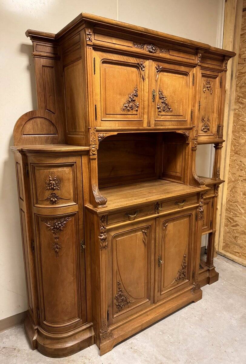 After Gauthier Poinsignon Art Nouveau period sideboard, Nancy School