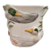 Rare cache-pot in earthenware with slip decoration of ducks.