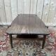 Table basse scandinave en acajou à double plateau