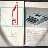 Machine à écrire vintage et design Lettra 22 Olivetti