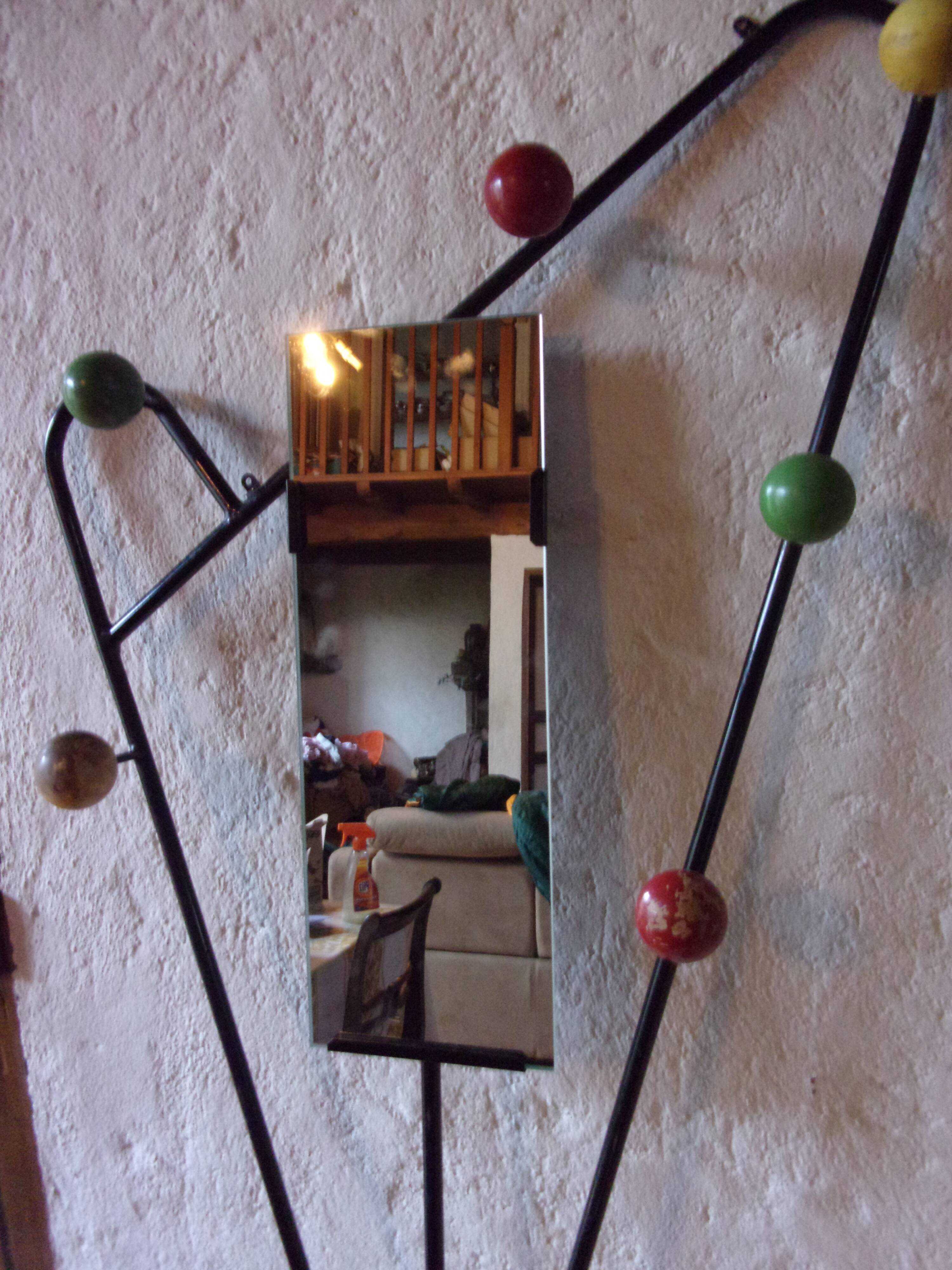 Wall-mounted locker "Atomic" by Roger Féraud, 1950