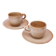 2 tasses et leur soucoupe gres de France