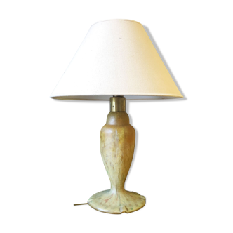 Lampe en pâte de verre, XXe siècle