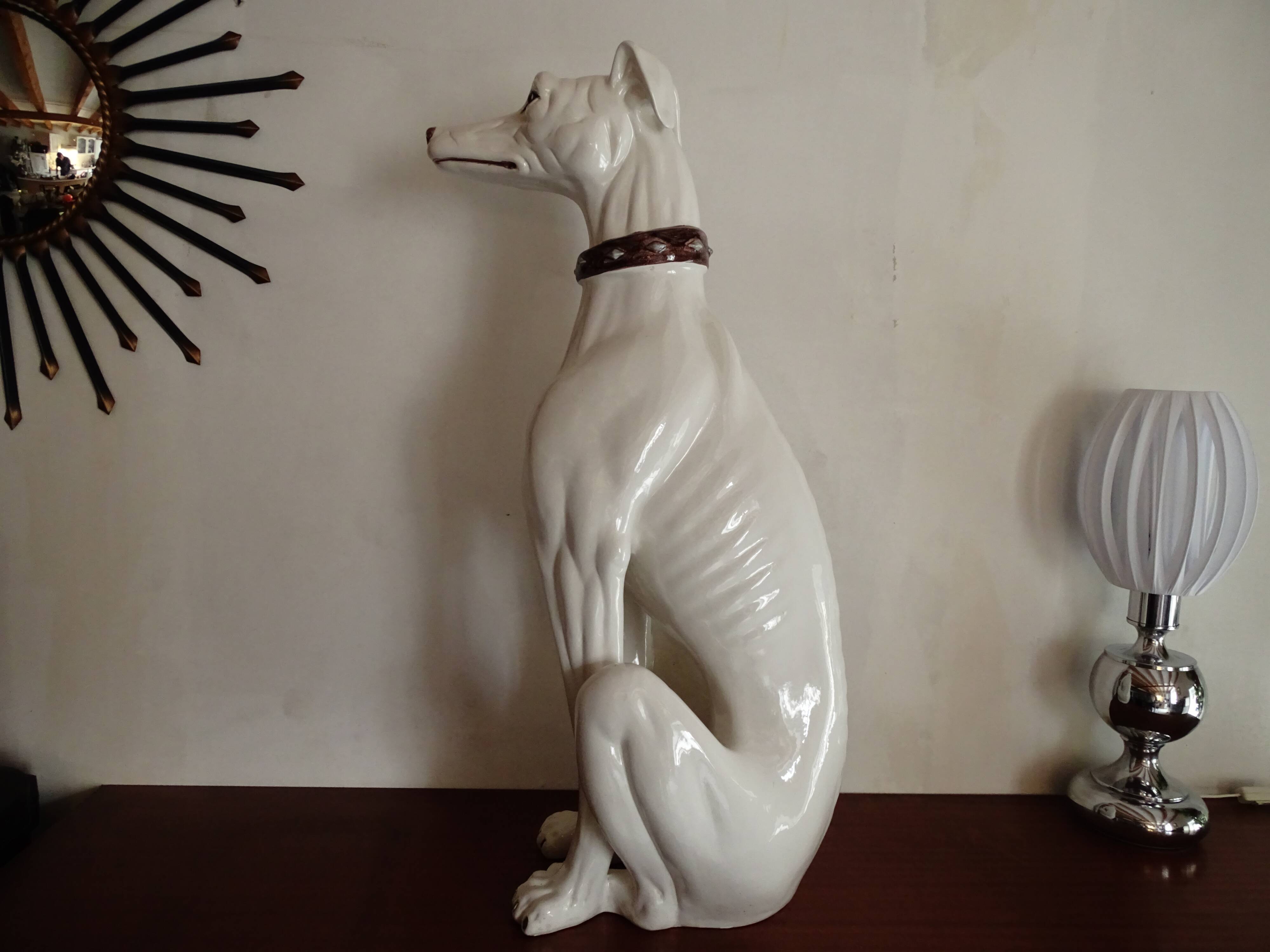 Ceramic dog 1960 vintage