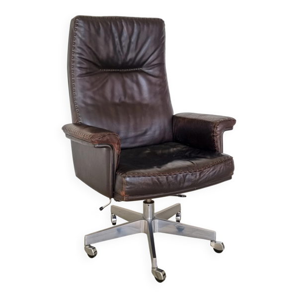 Chaise de bureau de direction en cuir De Sede DS35
