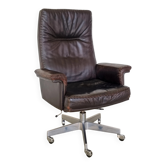 Chaise de bureau de direction en cuir De Sede DS35