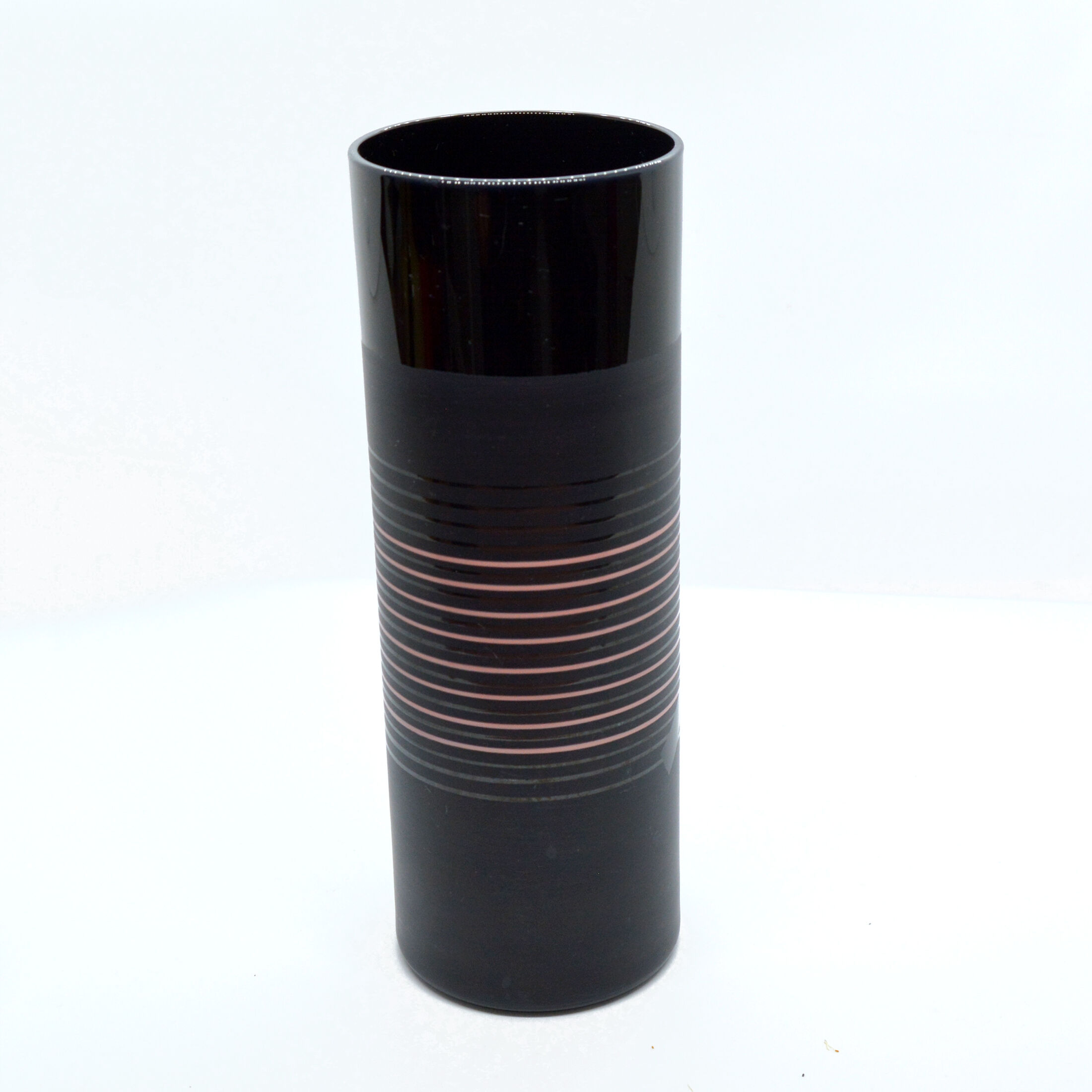 New Look vase made of hyalite glass by Borske Sklo, Czechoslovakia of the 1970s