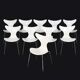 Ensemble de 10 chaises "the Lily" modèle 3108 Arne Jacobsen