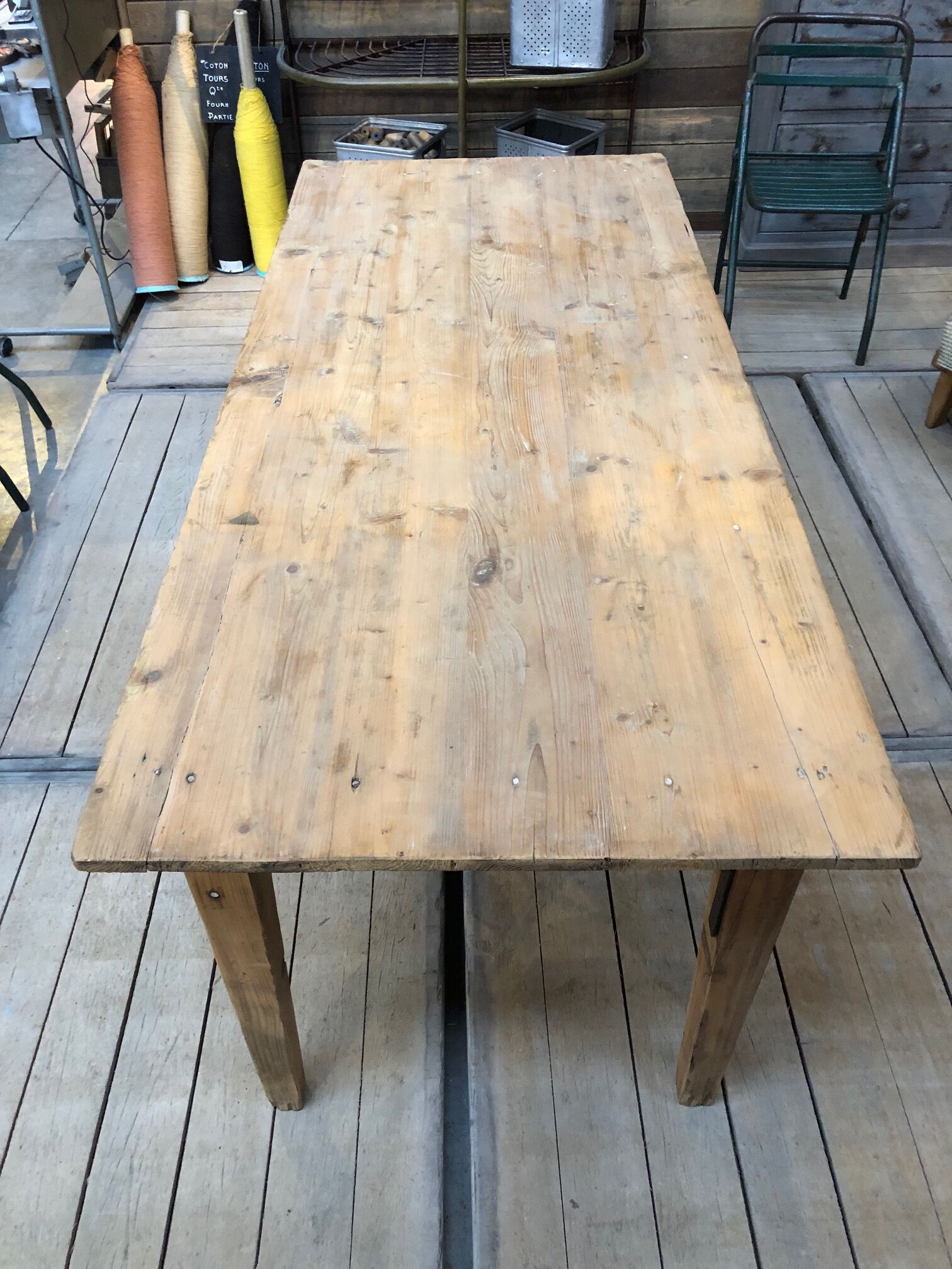 Old farm table