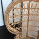 Emmanuelle peacock rattan armchair