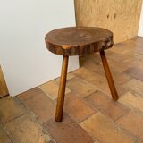Brutalist tri-pod stool