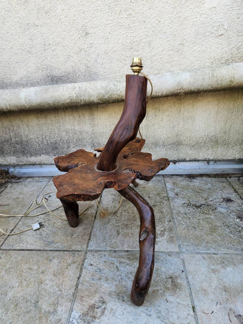 Large table lamp vine trunk