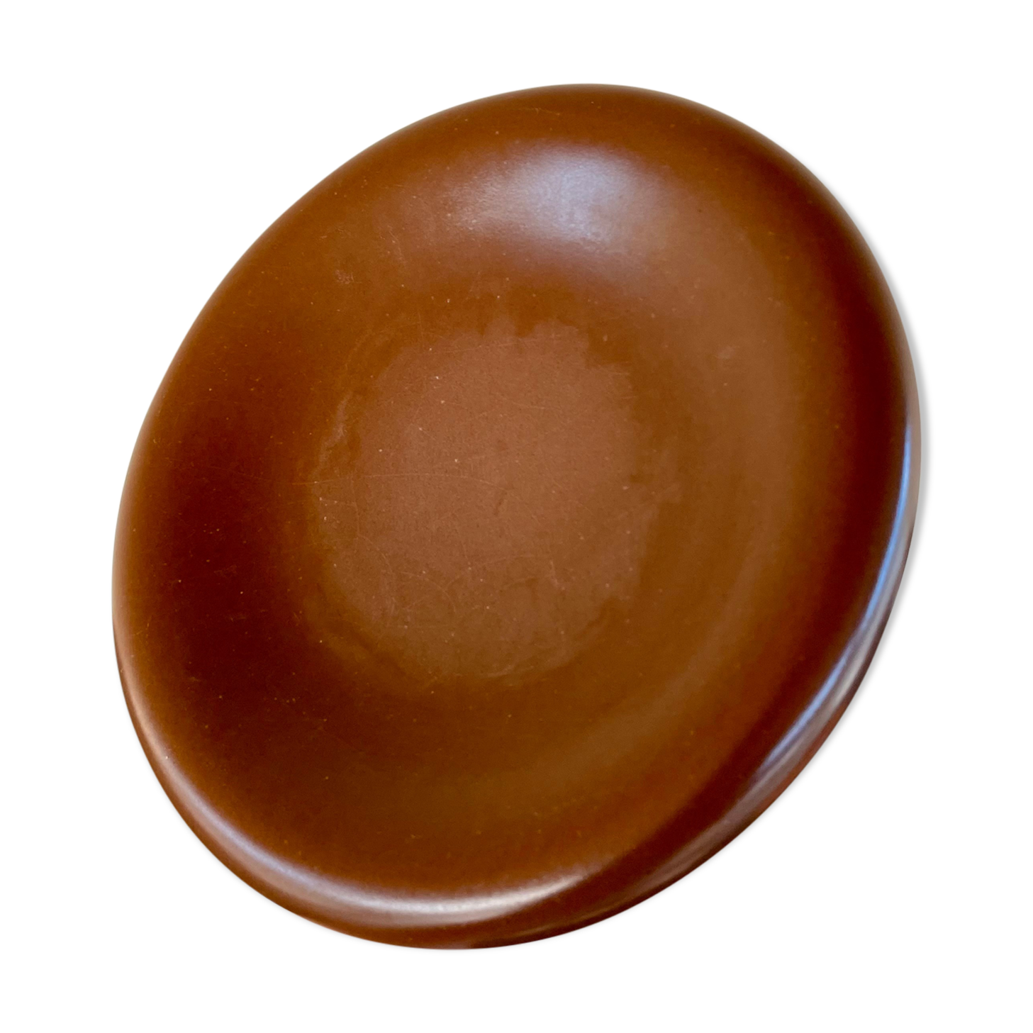 Coupe vintage François châtain vide poche céramique faïence