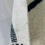 Handmade natural wool rug 250cm x 150cm