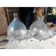 Lot de 2 dames-jeannes en verre ancien