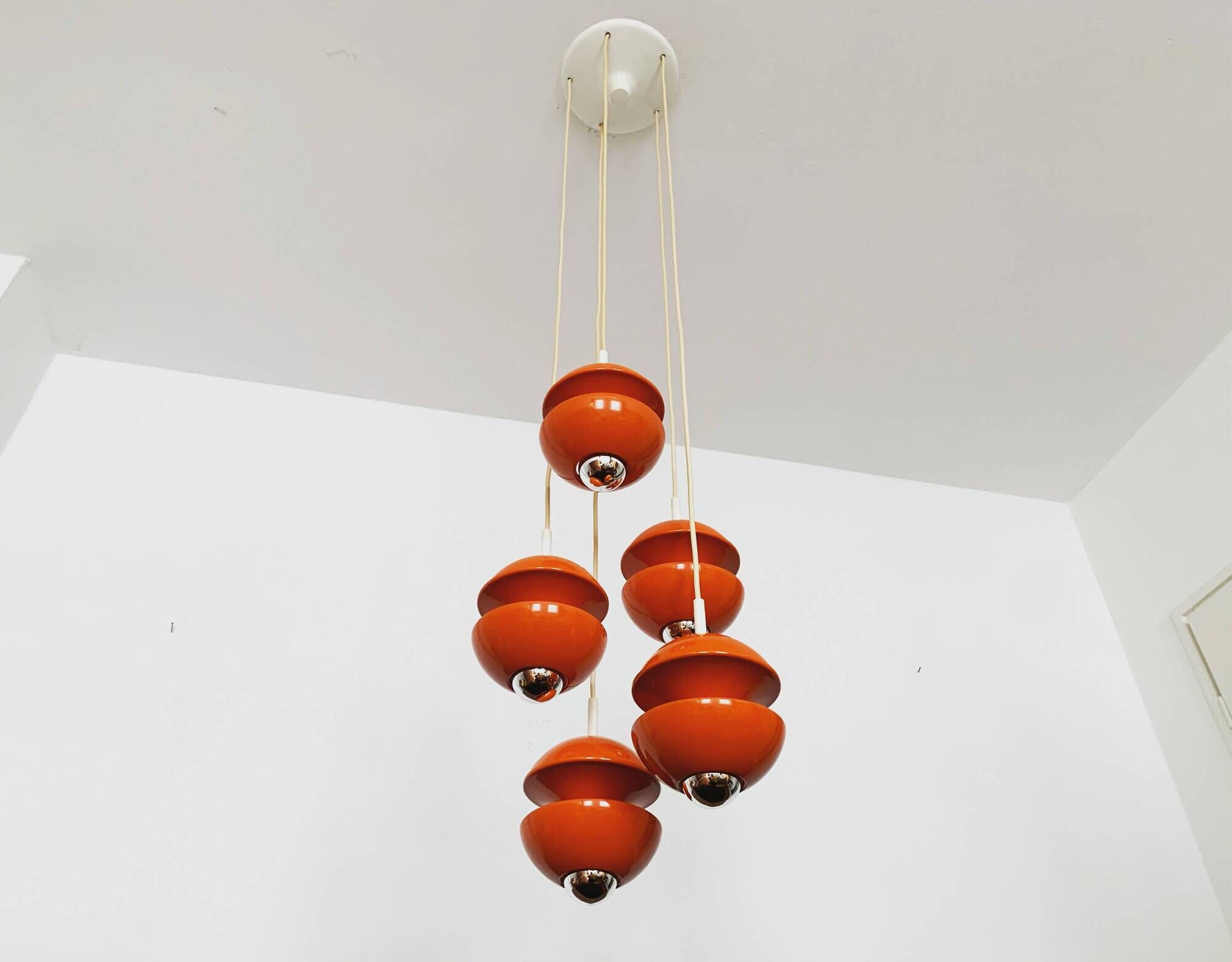 1970s cascading lamp by Klaus Hempel for Kaiser Leuchten