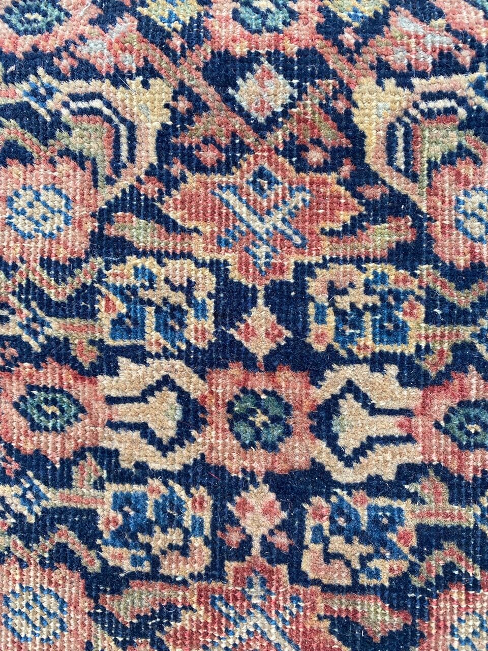 Antique Iranian Tabriz Handmade Rug 134x178 cm