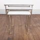 Nesting tables bronze and marble
