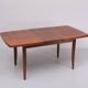 Extendable dining table in walnut wood by Jindrich Halabala 1960