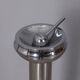 Vintage 1970s Italian-design chrome-plated metal floor ashtray