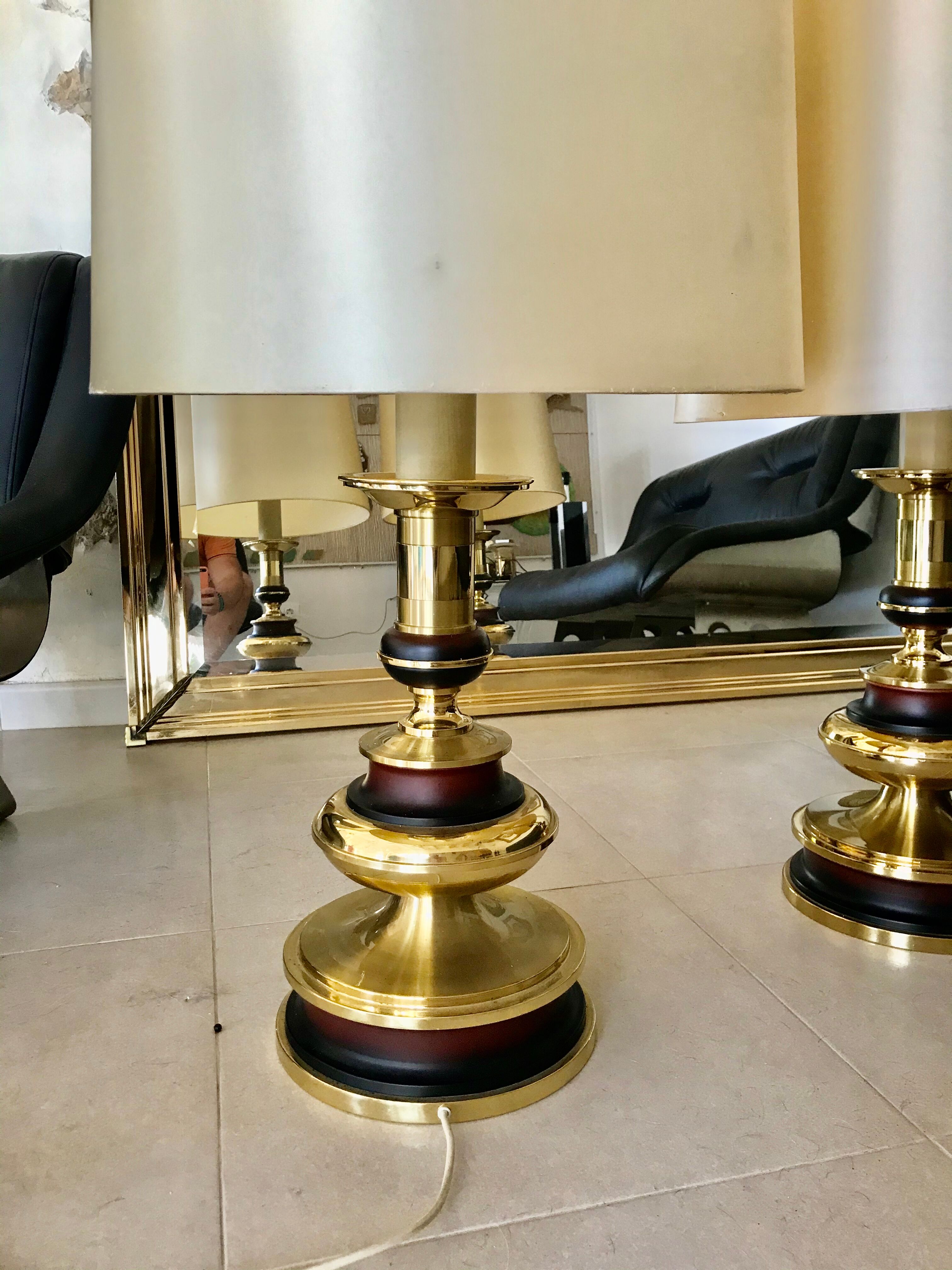 Pair of METAL XXL lamps