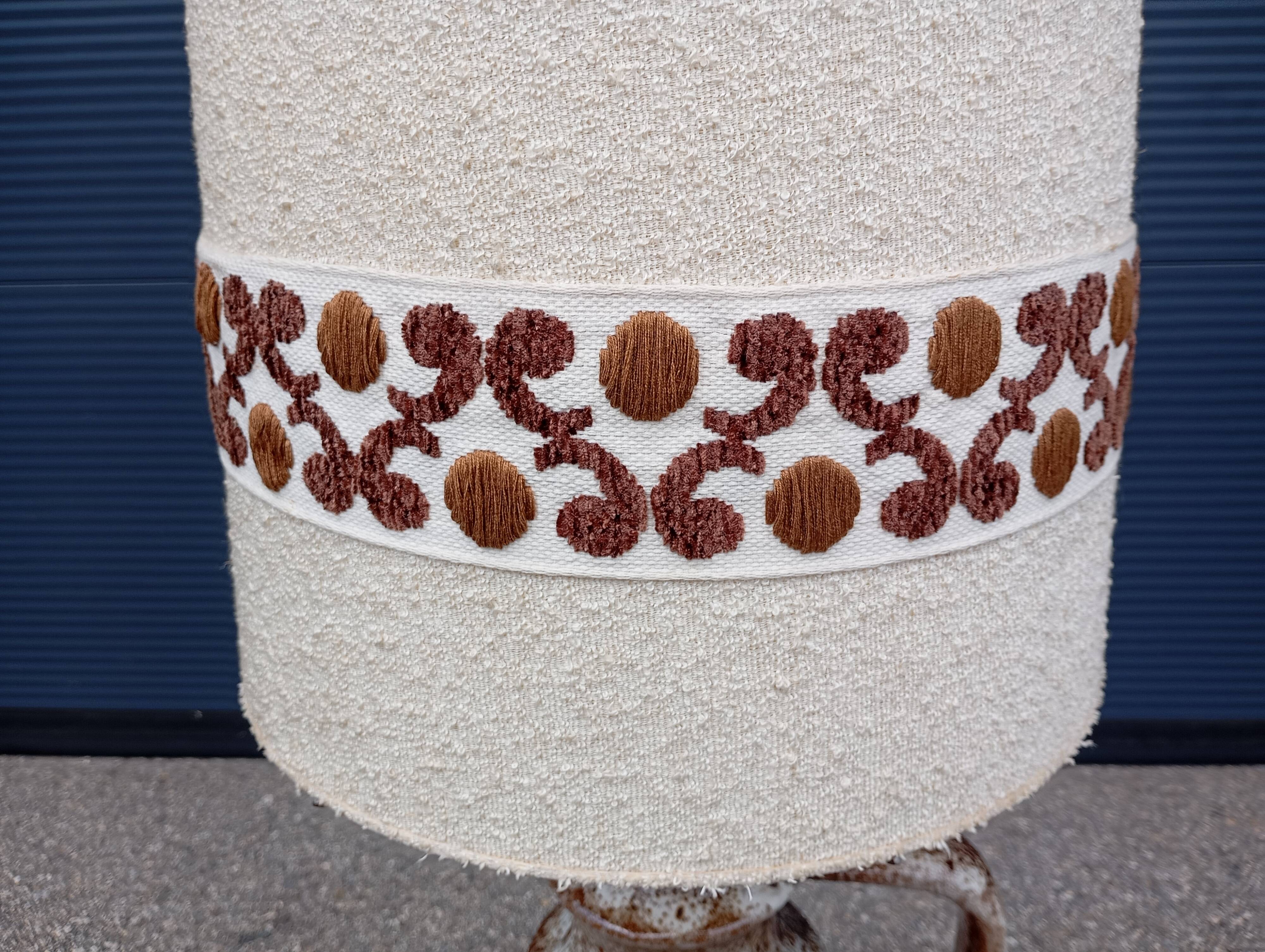 70s ceramic floor lamp