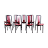 Set of 8 chairs by Achille Castiglioni 1980