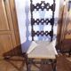Set of 6 Spanish Baroque Renaissance chairs, straw seat