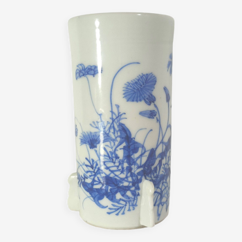 Bitong Porcelaine 13cm / 1644-1912 Chine Qing / Pot Pinceaux Chinois Vase