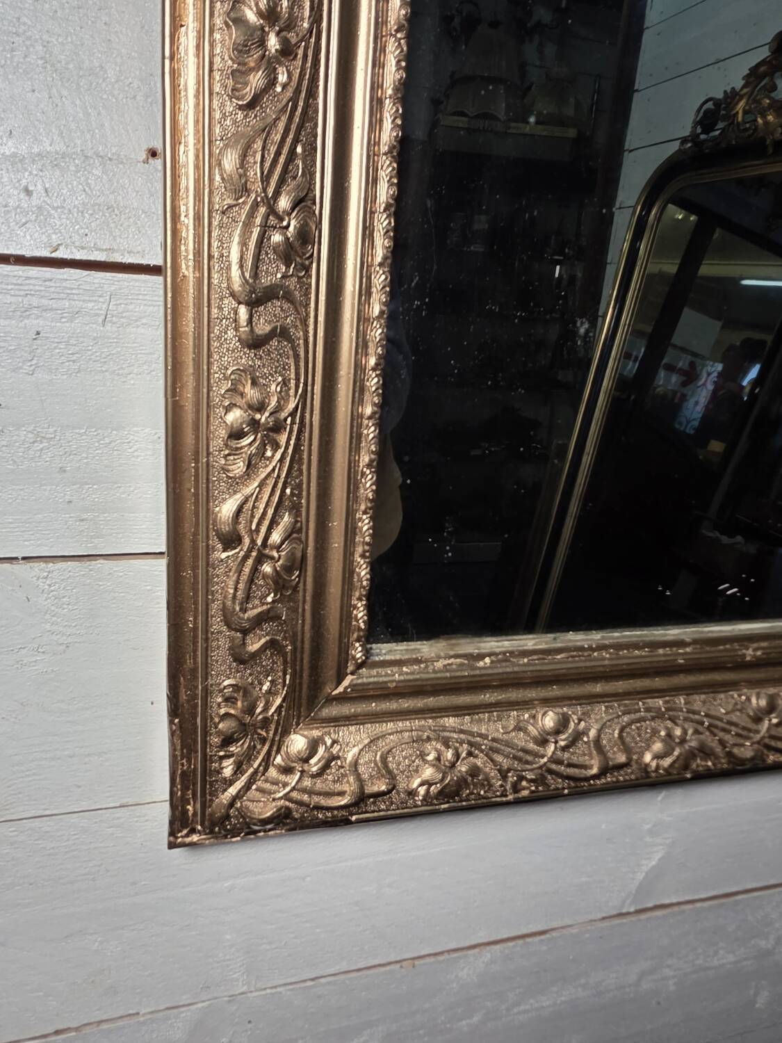 Napoleon III gilded mirror