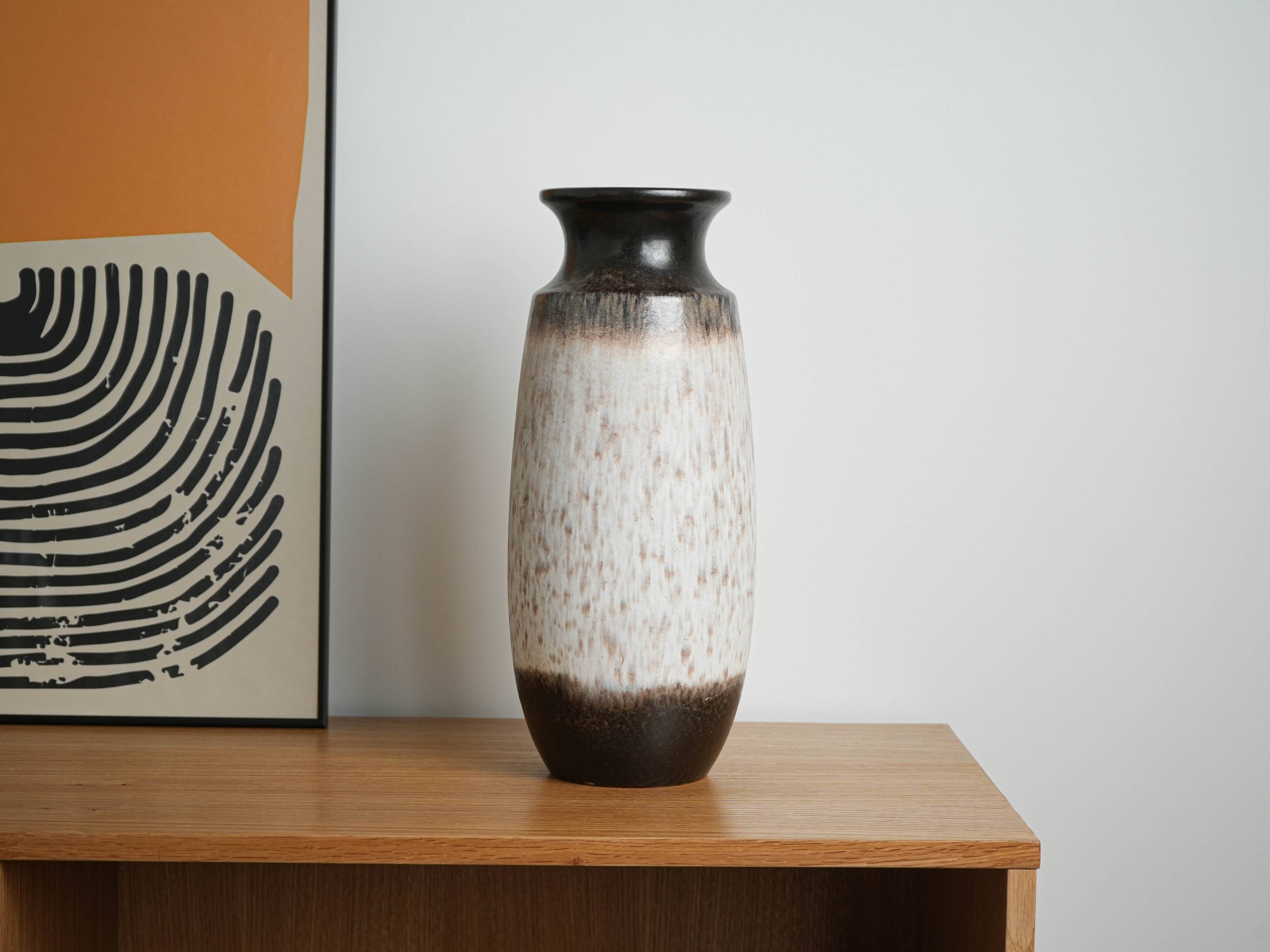 Ceramic vase, German design, 1970s, made in West Germany