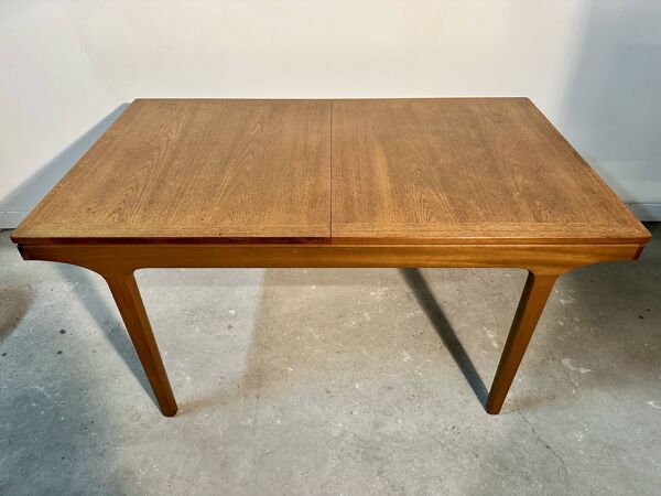 Table extensible de style scandinave en teck par Nathan furniture 1960