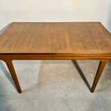 Scandinavian style extendable teak table by Nathan furniture 1960