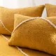 Set of yellow Moroccan floor sofa covers.