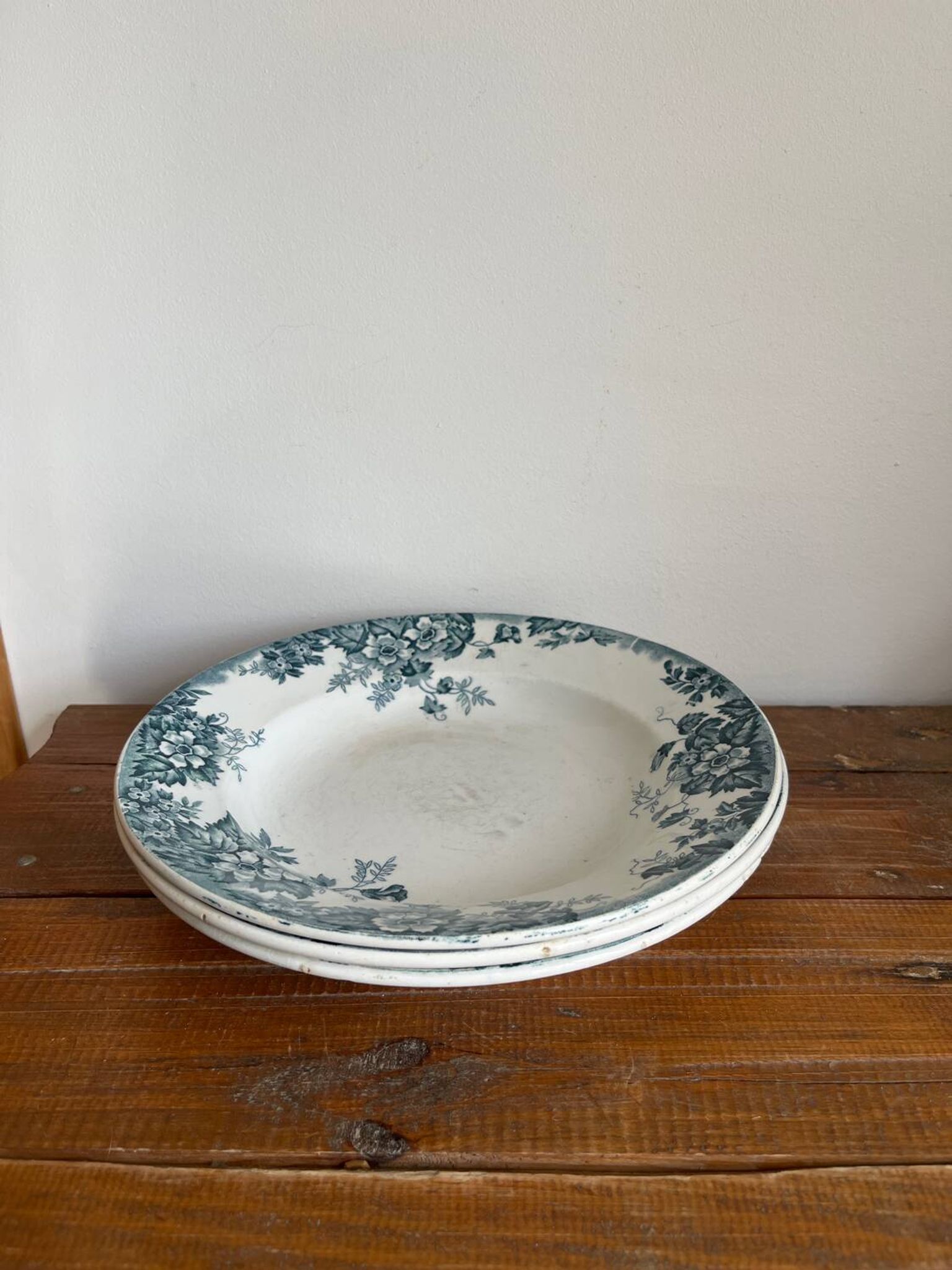 3 assiettes creuses Terre de Fer