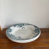 3 deep plates Terre de Fer