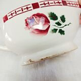 Saucière Digoin Sarreguemines fleurie