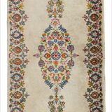 Tapis d'orient iran Kashan - entièrement fait main  - dimensions: 1.40 X 0.68 mètres