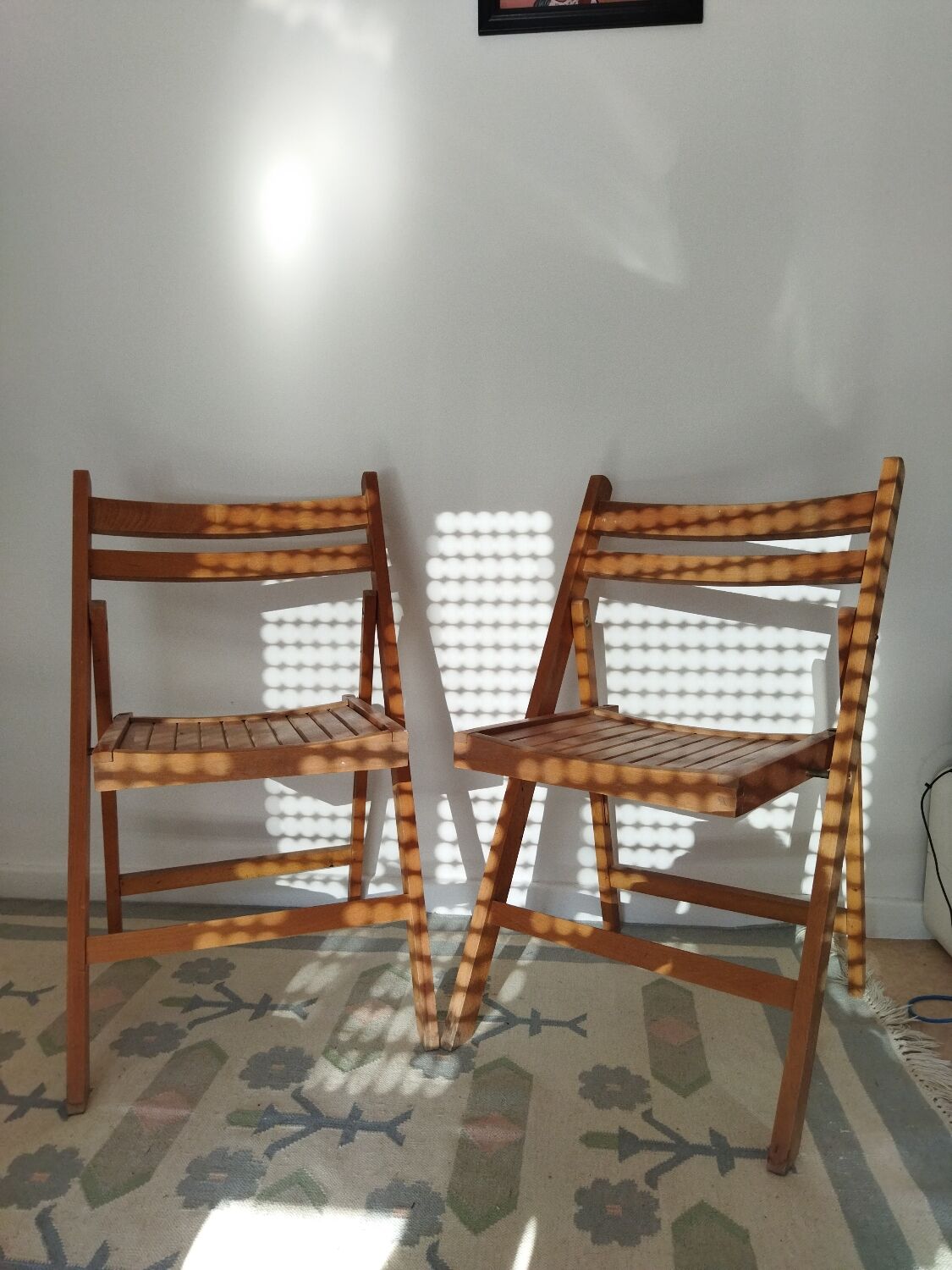 Chaises pliantes vintage