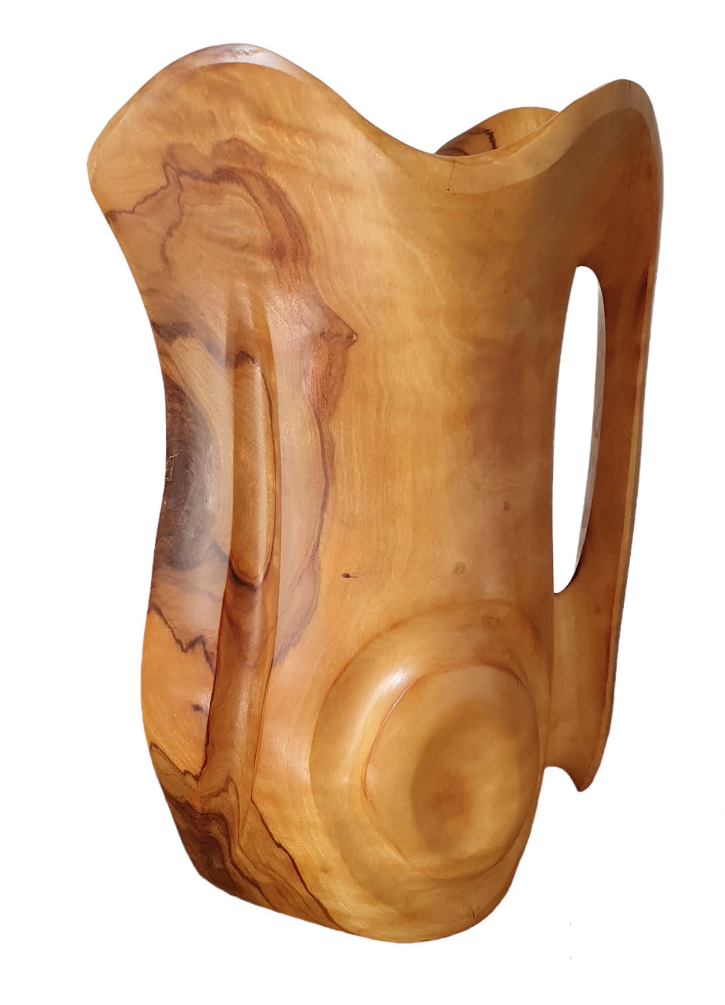 Hermanos Orta olive wood pitcher