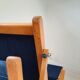 Vintage rehabilitable beach bed, Fratelli Reguitti production