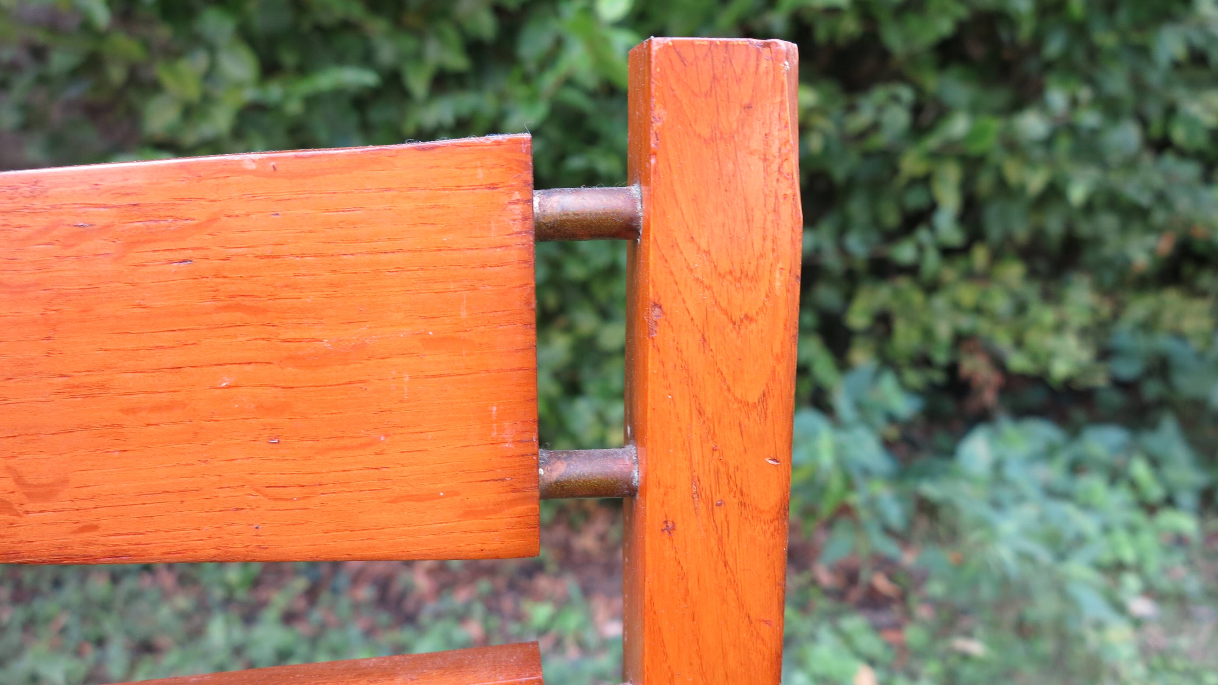 lit une personne en chêne blond années 50-60