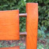 lit une personne en chêne blond années 50-60