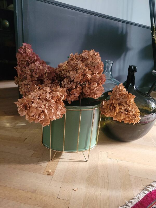 Cache-pot porte-plante vintage