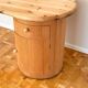Kidney-shaped desk attributed to CFC Silkeborg, Denmark, 1990s