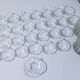 30 Duralex glass cups and 27 saucers - Cups D8cm H4cm - Saucers D12 cm