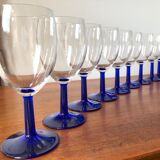 Vintage cobalt blue stemmed lenses