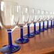 Vintage cobalt blue stemmed lenses