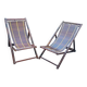 Pair of bamboo flip-flops