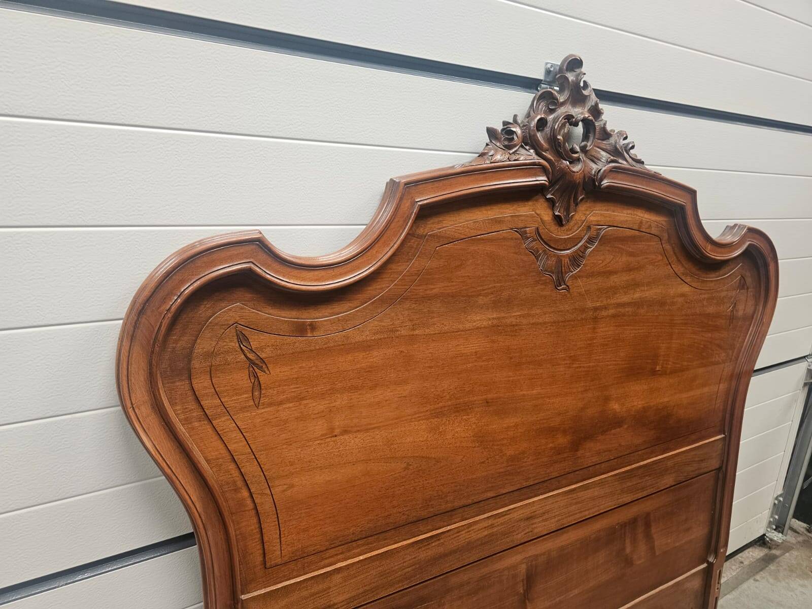Antique carved wooden headboard – Louis XV style